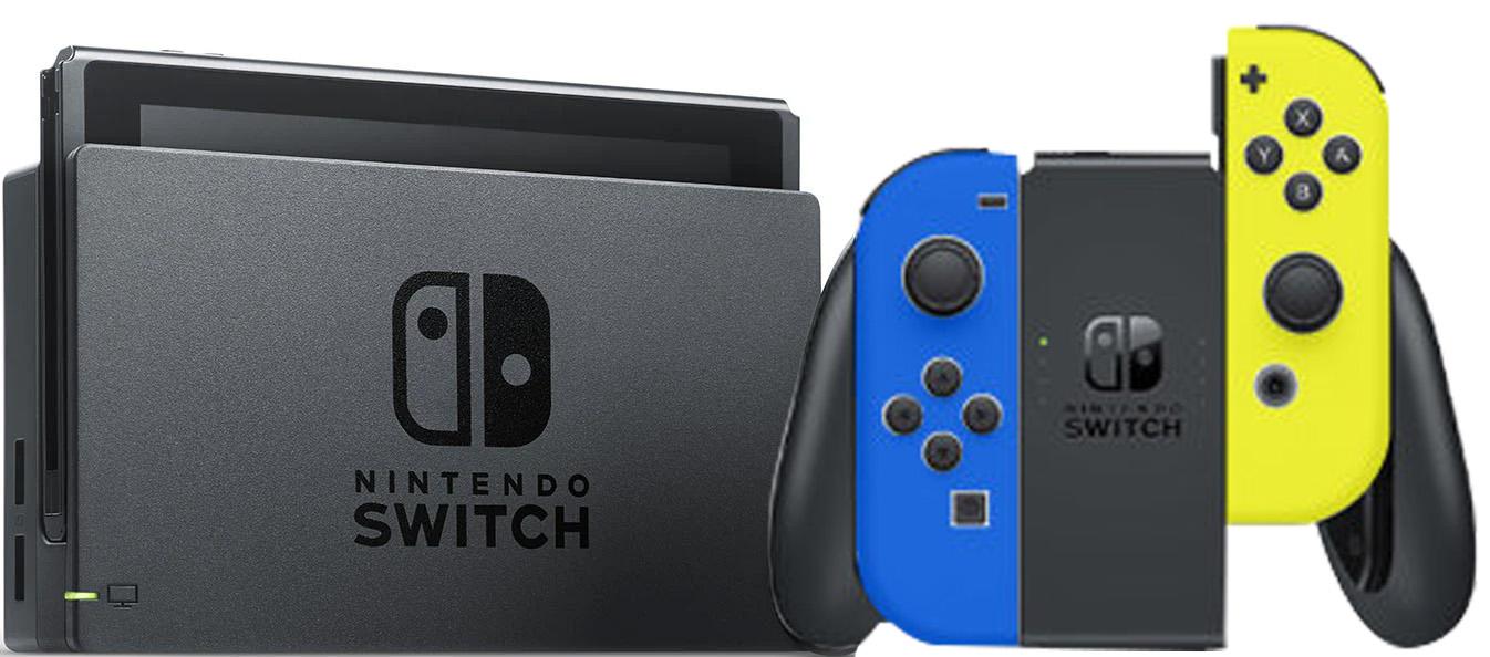 Refurbished Nintendo Switch Console Set V1 - Blauw / Geel (Switch