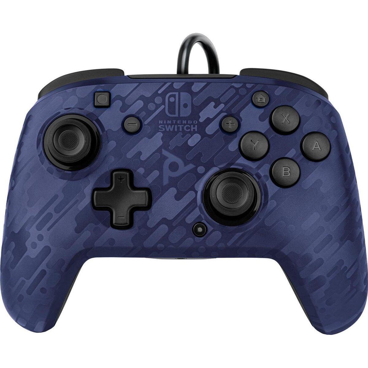 Faceoff Deluxe Nintendo Switch PDP Controller Blue Camo