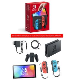 Nintendo Switch Console OLED-model - Blauw / Rood