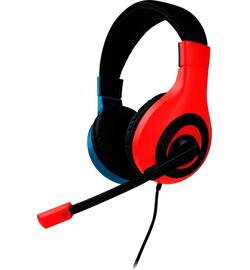 BigBen Nintendo Switch Stereo Headset V1 - Neon Rood/Blauw