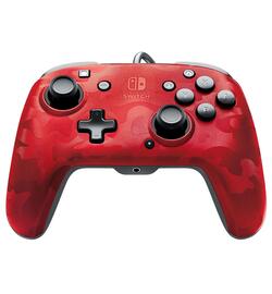 Faceoff Deluxe+ Nintendo Switch PDP Controller - Dark Red Camo