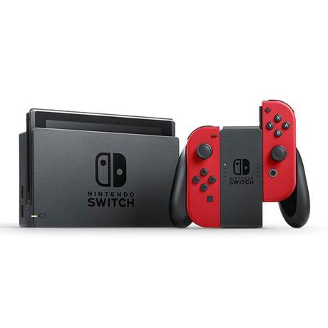 Nintendo Switch Console - Mario Oddyssey Rood