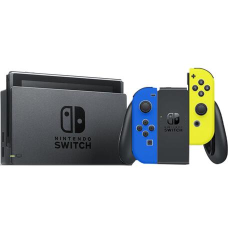 Refurbished Nintendo Switch Console Set V2 (Verbeterde accuduur) - Blauw / Geel