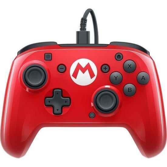 Deluxe Wired Pro Controller PDP Super Mario Rood Switch